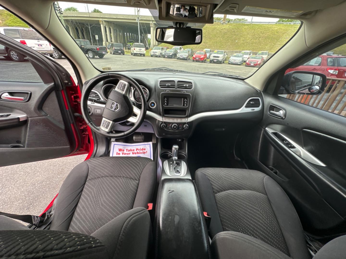 2012 Red /black Dodge Journey SE (3C4PDCAB8CT) with an 2.4L L4 DOHC 16V engine, 4-Speed Automatic transmission, located at 5700 Curlew Drive, Norfolk, VA, 23502, (757) 455-6330, 36.841885, -76.209412 - Photo#7